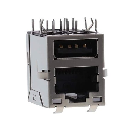 Abracon Modular Connectors / Ethernet Connectors Conn Magjack 1Port 1000 Base-T ARJ-169